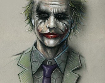 ORIGINAL JOKER pencil drawing 