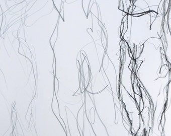 Nude pencil drawings | Etsy