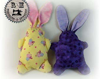Vintage Style Stuffed Animal Bunny Set - Ready to Ship