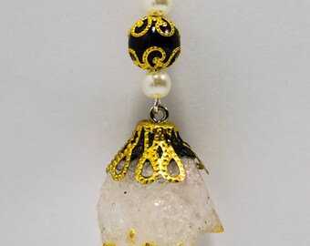 Palpita vitrealis - Crystal Quartz Necklace