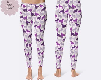 Boston Terrier Leggings, Ladies Leggings, Dog Leggings, Terrier Leggings, Capri Leggings, Print Leggings, Yoga Pants, Womens Leggings