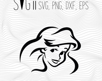 Little Mermaid SVG Files, Little Mermaid Clipart, Little Mermaid Ariel Svg Files, Cut Print File Shirt Decal Transfers Silhouette Cricut
