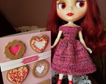 Beautiful, Off-the-Shoulder Knit Dress for Blythe