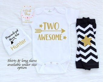 Second Birtday Outfit Boy, Cake Smash Outfit Boy, 2nd Birthday Outfit Boy, 2nd Birthday Shirt, Two Awesome Birthday, Smash Cake Outfit BB7