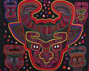 Kuna Mola Print - Mola Print Masks - Original Mola