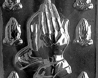 R031 Assorted Praying Hands Chocolate Candy Soap Mold