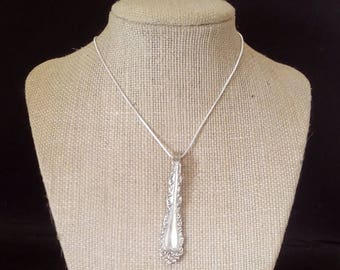 Antique Olive Fork Pendant, Corination SilverPlate 1901 "Exquisite" Pattern Ln570, Wedding, Birthday, Collectable Silverware, by Lynn