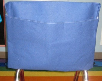 20 Chair Pockets Seat Desk Sack Washable Colored Duck Cloth You Choose the COLOR(s) and SiZES Chair Pocket Factory
