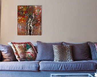 SALE-Birch Tree - Original Painting