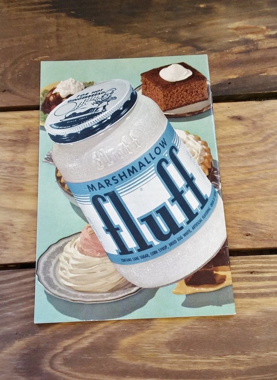 Vintage Cookbook Marshmallow Fluff Fun With Food 40's
