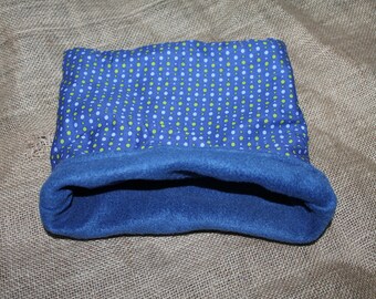 Medium Polka Dot Pouch for small pocket pets.