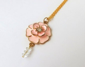 Long Gold Necklace, Long Gold Pendant Necklace, Extra Long Necklace with Pendant, Long Necklace Gold Long Necklace, Long Necklace Pendant