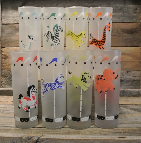 libbey circus glasses