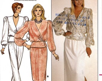 Butterick 3604 Sewing Pattern by Rimini for Misses' Evening Top, Skirt and Pants - Uncut - Size 14-16-18