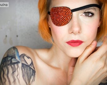 Eye Patch *Orange Sparkle*