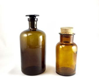 Vintage decorative apothecary bottle