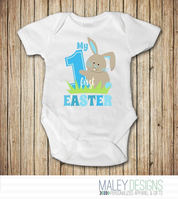 My First Easter Boy Outfit My First Easter Onesie® My 1st