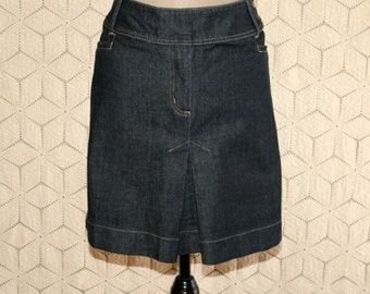Short Denim Skirt XL Size 16 Womens Plus Size Jean Skirt Casual Plus Size Clothing Womens Clothing