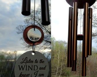 For a Mourning Heart Memorial wind chime Loss memoral garden