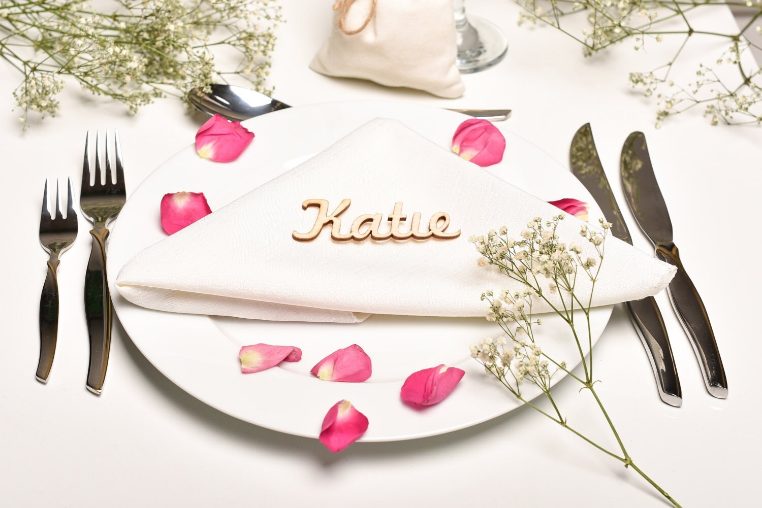Wedding Place Card Wedding Place Setting Name Place Setting