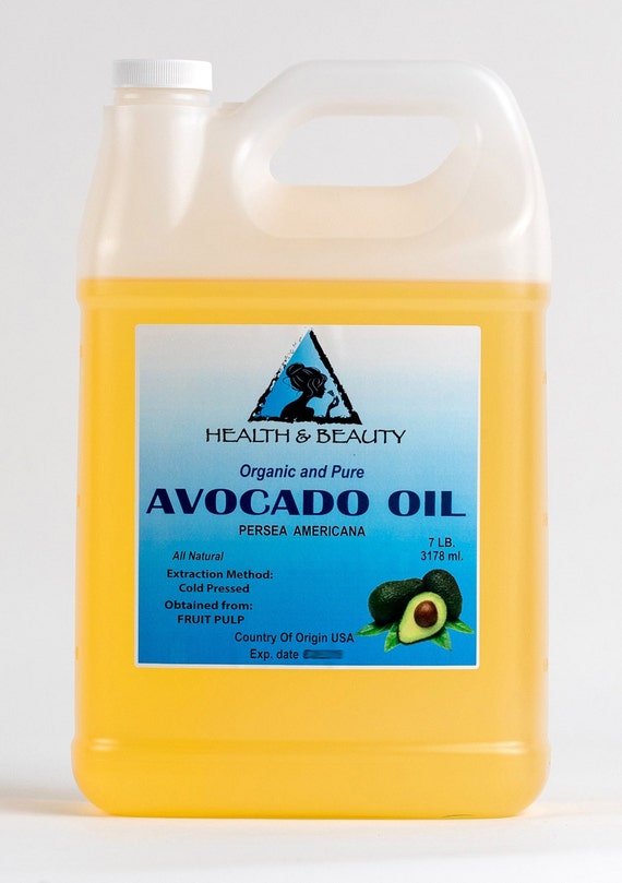 7 Lb 1 gal AVOCADO OIL ORGANIC Carrier Cold Pressed 100 Pure