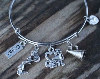 Cheer Coach, Cheer Coach Gift, Cheer Coach Bracelet, Cheer Coach Gifts, Cheer Coach Jewelry, Cheer Coach Bangle Bracelet, Cheer Coach Charm