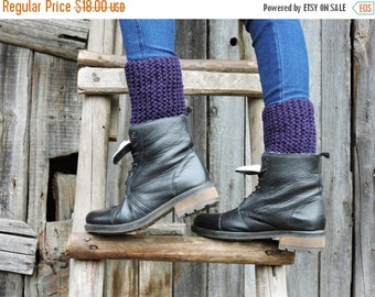 Items similar to Winter Boot Cuffs - Knit Toppers - Leg Warmers - Knit ...