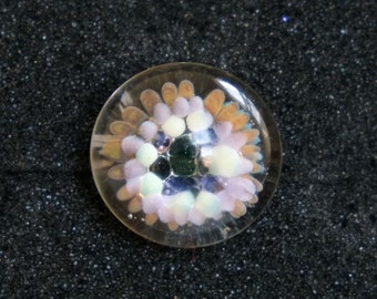 Glass Art Hat Pin