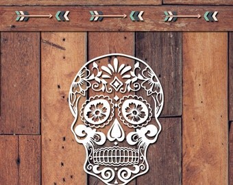 Sugar Skull Decal | Yeti Decal | Yeti Sticker | Tumbler Decal | Car Decal | Vinyl Decal