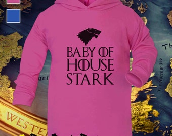 Baby of House Stark Baby Hoodie / Top - Game of Thrones