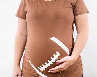 Football Maternity Shirt, Funny Maternity Shirt, Super Bowl Maternity Shirt, Valentine's Day, Football Mom Tank Top or Tee, Maternity Jersey