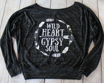 wild heart gypsy soul t shirt