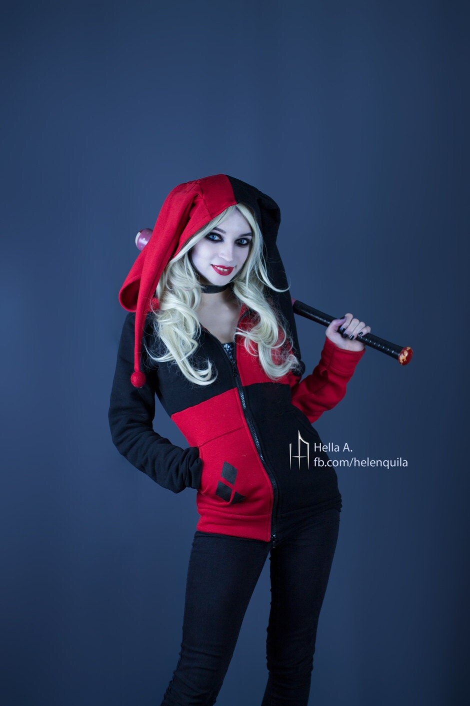 Harley Quinn Inspired Hoodie 