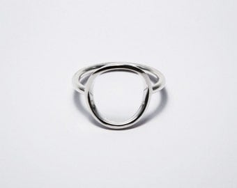 Big Circle Ring - Silver 925 - Handmade jewels