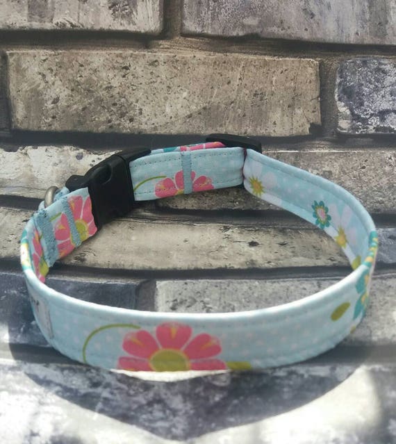 Girl Dog Collar Floral Dog Collar Personalized Custom Made