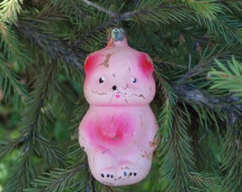 Teddy bear vintage Christmas Old World Christmas ornaments vintage bear toy decoration bear ornaments russian polar bear animal ornaments
