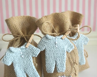 Baby Shower Favor Bags ~ Baby Shower Treat Bags ~ Gift Bags ~ It's a Boy Announcement ~ Baby Shower Baby Boy ~ Gender Reveal Favor Bags