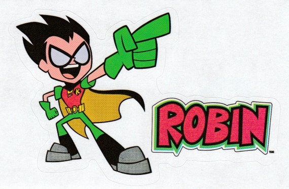 Teen Titans Go ROBIN Sticker Officially Licensed DC Comics