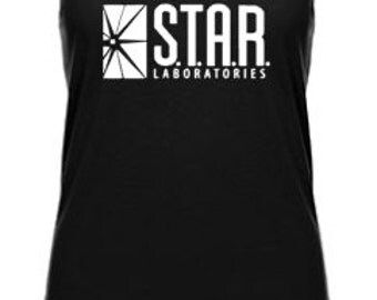 STAR Labs Tank Top The Flash/ The Arrow Super Hero Next Level DC Comics