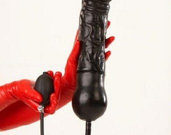 Semi-Hard Inflatable Dildo Gargantula - FREE SHIPPING - Bondage BDSM Adult Mature 118