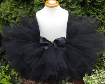 Black Tutu, Sewn Tutu, Newborn Tutu, Black Cat Tutu, Birthday Tutu, Photoprop, Infant Tutu, Toddler Tutu, Baby Tutu, Tutu, Dance Tutu