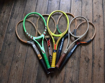 Wooden tennis racket | Etsy