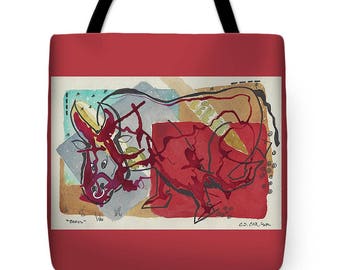 Boris the Bull Tote Bag
