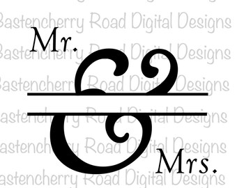 Mr and Mrs svg, Bride svg, Groom svg, Wedding svg, Cut File, svg, Cricut, Silhouette, Instant Download, svg Design, Vinyl, Wedding