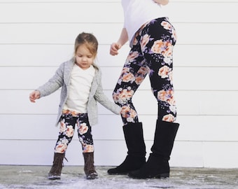 Mommy and Me Outfits - Mommy and Me Leggings - Mom and Daughter Matching Outfits - Matching Leggings - Mom Daughter Matching Outfits