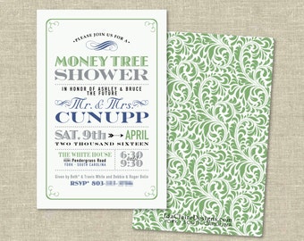 Wedding Shower Money Tree Invitation 3