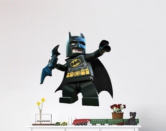 Batman Wall Decal Movie Batman Wall Designs Removable Kids Bedroom batman Superhero Wall Art Decals Murals Batman Movie Wallpaper, s46