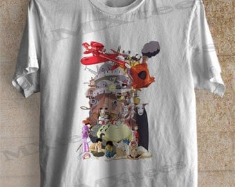 Studio Ghibli Inspired Shirt Tshirt Clothing Unisex Adult Tee