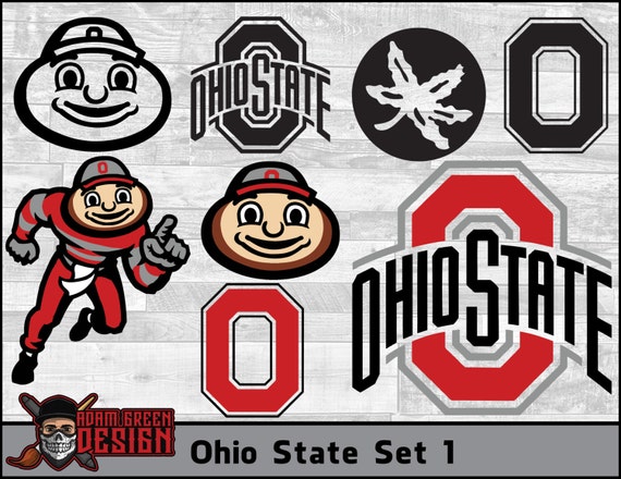 Ohio State Buckeyes SVG Cut File Vinyl Cutter Vector Art