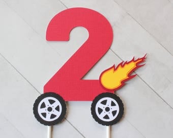 Monster Truck Inspired Number Cake Topper - Blaze and the Monster Machines